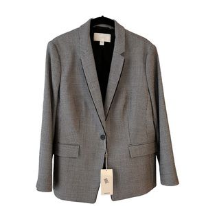 Hugo Boss Tweed Wool Blazer Size 12 NWT